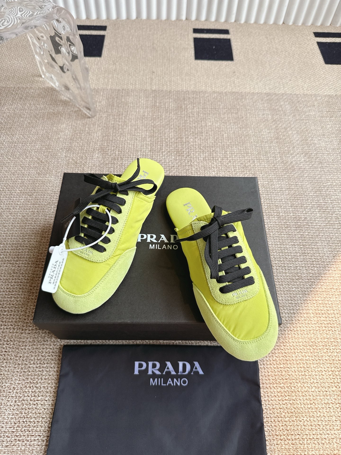 Yupoo Prada | Ballet Trainer - Suede & Lambskin Comfort 👟 image 2