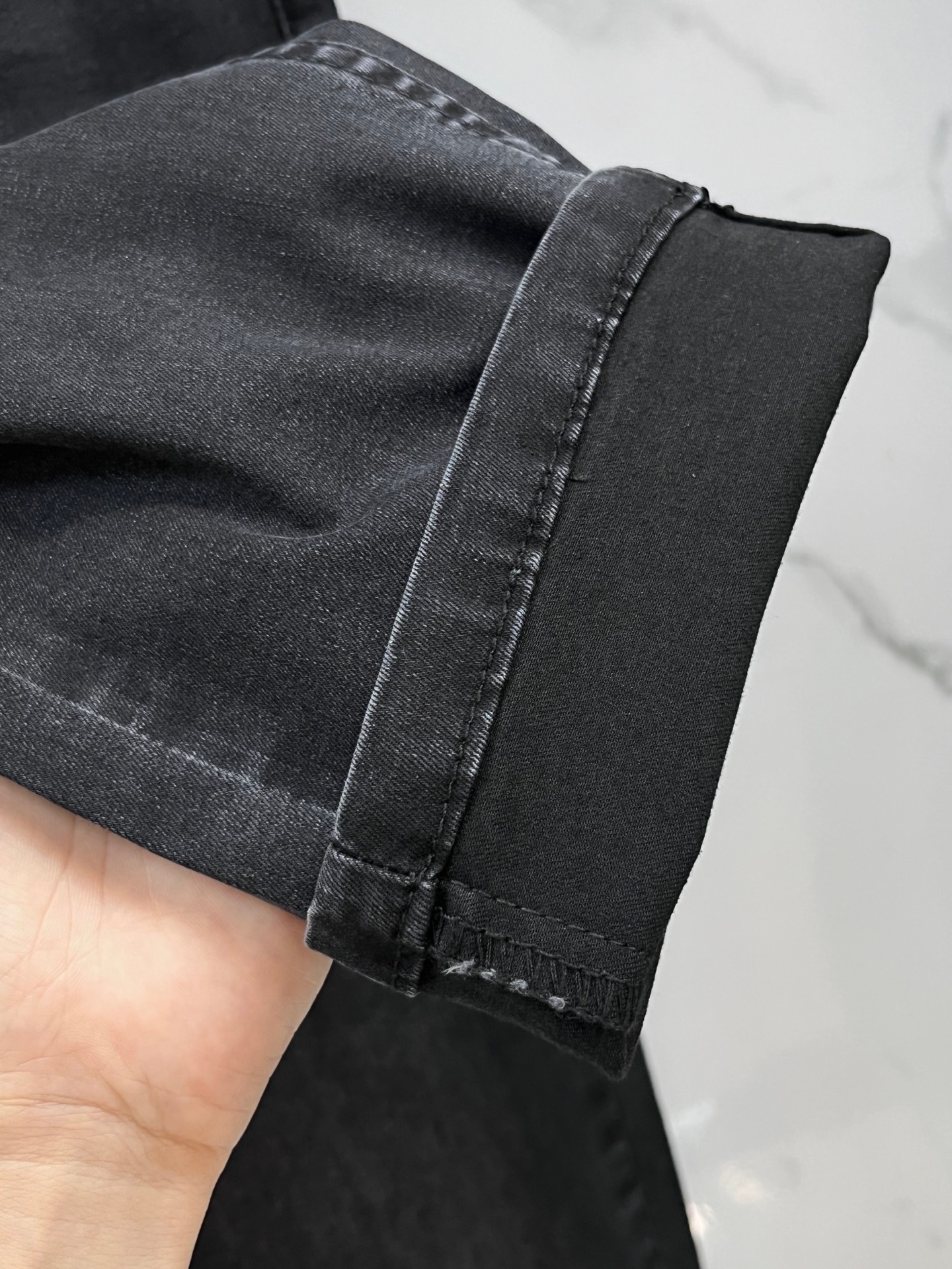 Yupoo Prada | 2025Ss Washed Jeans - Stretch & Premium Hardware 👖 image 9