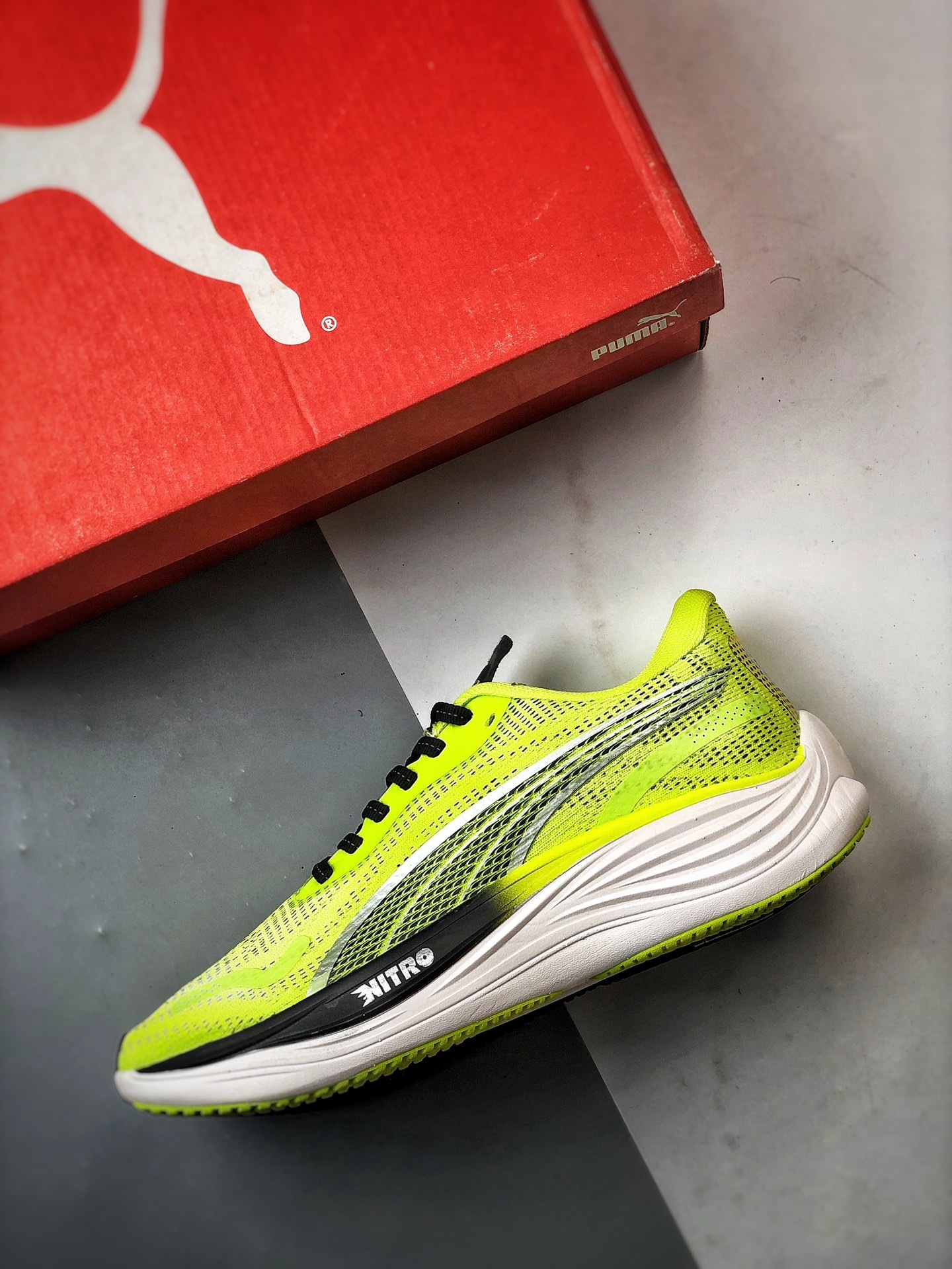 Yupoo Puma | Velocity Nitro 3 - Green/Black🏃 image 3
