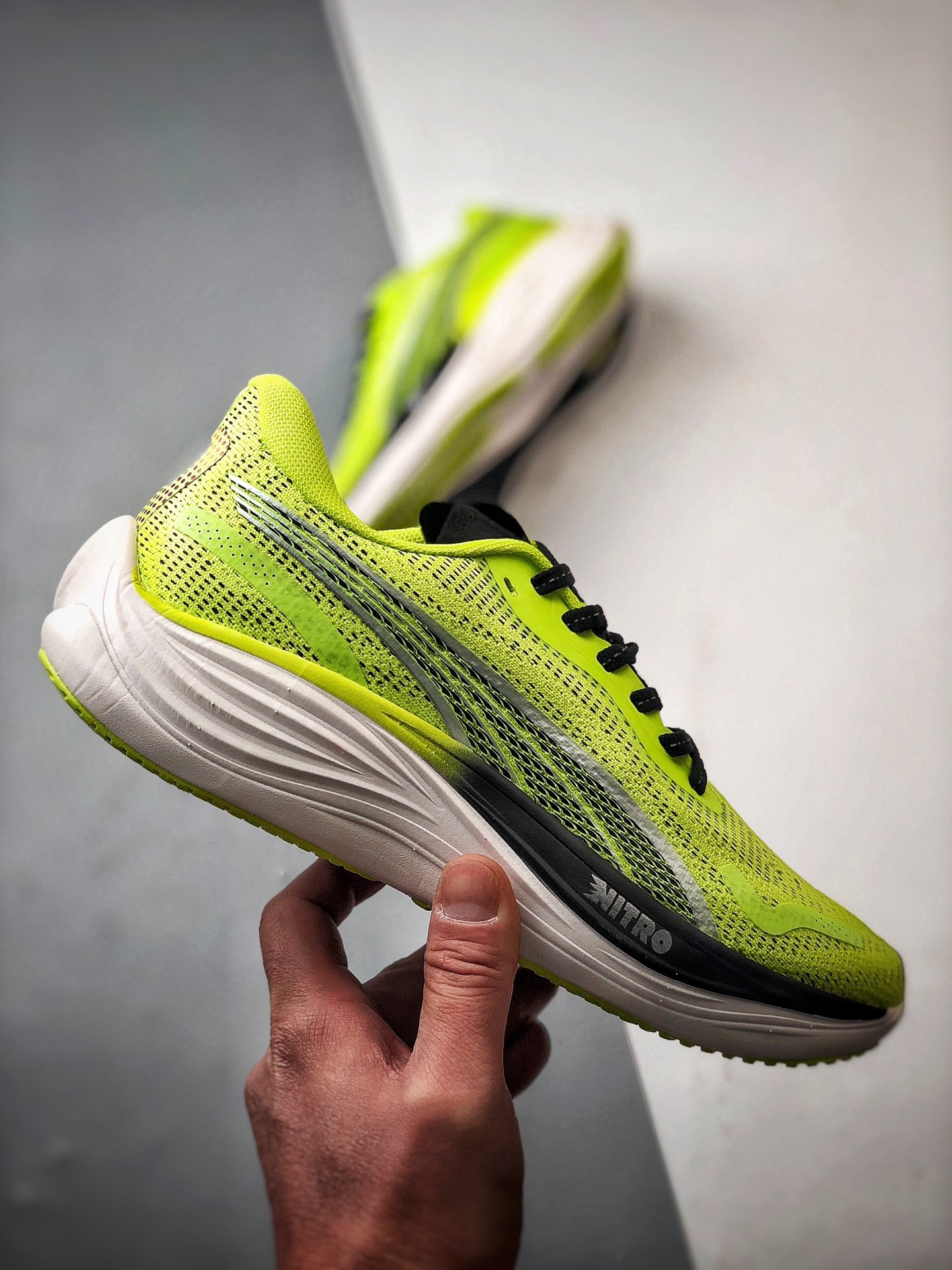 Yupoo Puma | Velocity Nitro 3 - Green/Black🏃 image 4