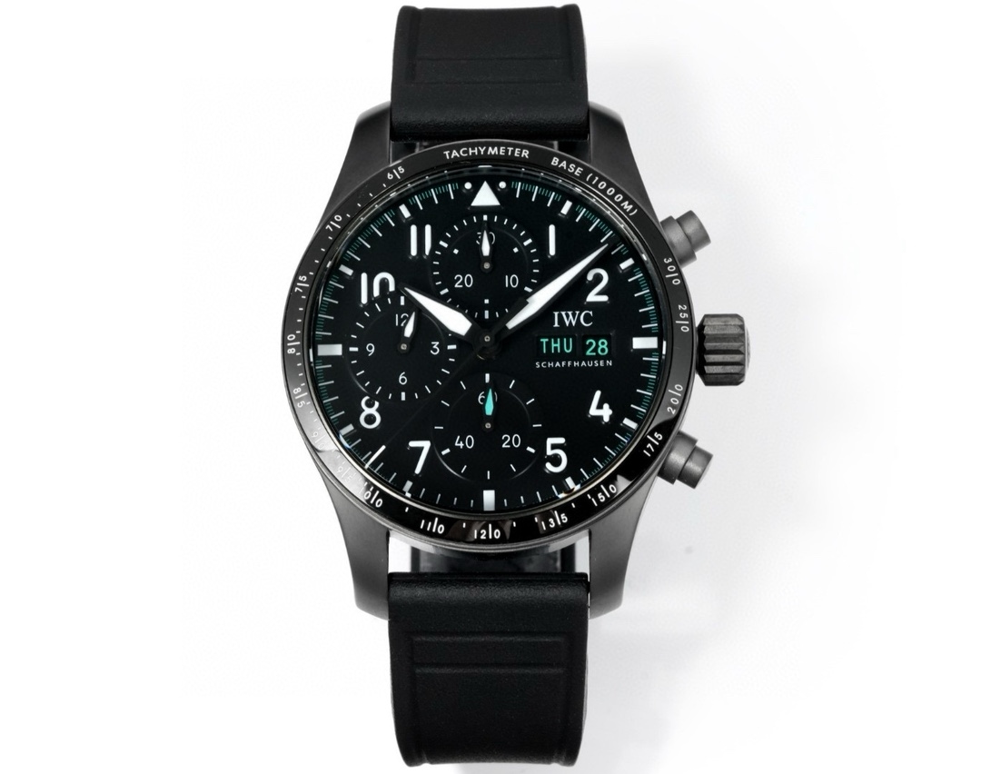 Iwc Pilot 41Mm Steel Watch Yupoo Watch Black image 1