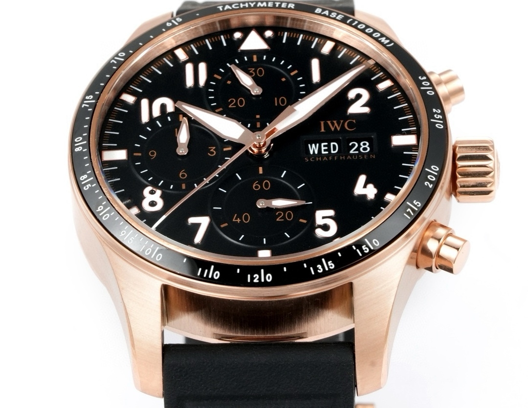 Iwc Pilot 41Mm Steel Watch Yupoo Watch Rose Gold image 3