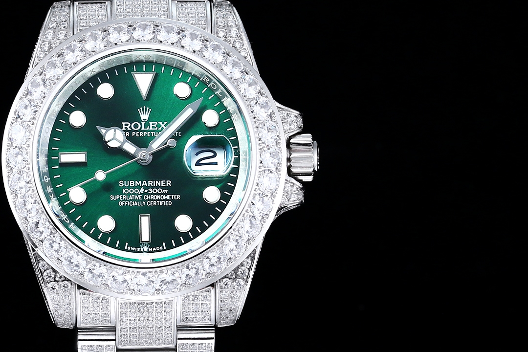 Yupoo Watch: Rolex Full Diamond Watch-904L Steel Case image 2