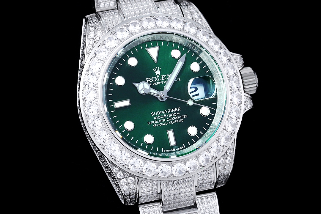 Yupoo Watch: Rolex Full Diamond Watch-904L Steel Case image 4