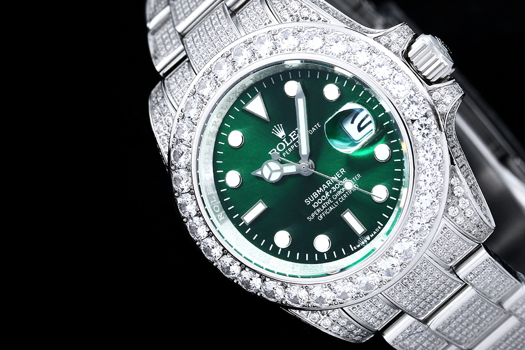 Yupoo Watch: Rolex Full Diamond Watch-904L Steel Case image 5