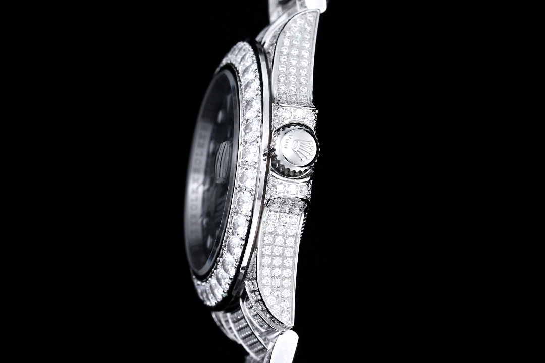 Yupoo Watch: Rolex Full Diamond Watch-904L Steel Case image 6