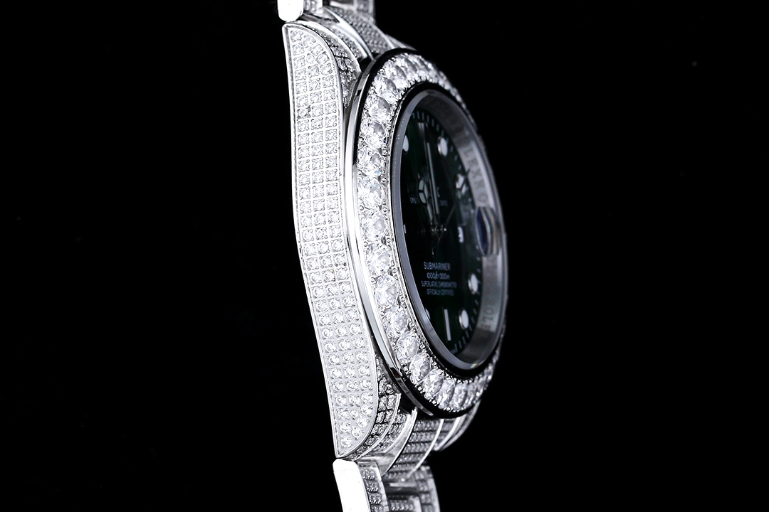 Yupoo Watch: Rolex Full Diamond Watch-904L Steel Case image 7