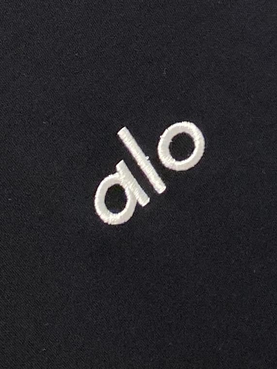 Alo short-sleeved Yupoo T-shirt fashion brand 2025 new style Black | Rep Clothing image 4