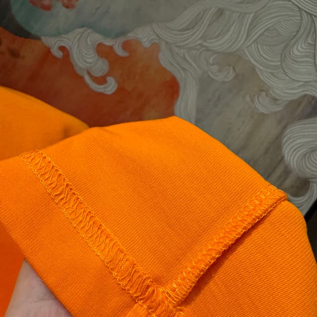 Alo short-sleeved Yupoo T-shirt fashion brand 25SS style orange | Rep Clothing image 7