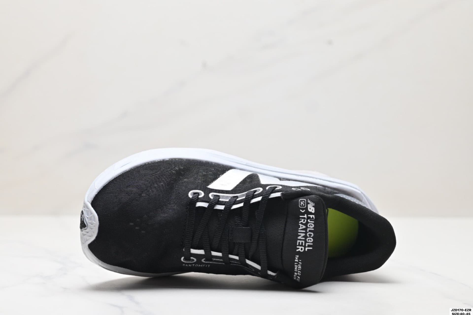 Black Upper & White Sole New Balance FuelCell Rep Shoes MFCXLK3 image 2