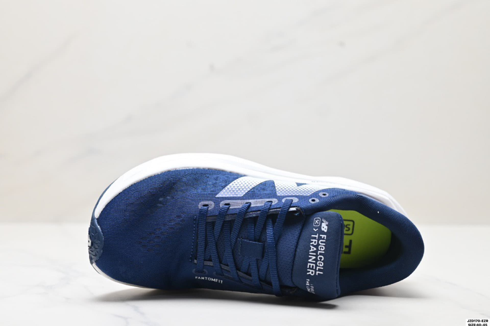 Blue Upper & White Sole New Balance FuelCell Running Shoes MFCXLK3 image 2