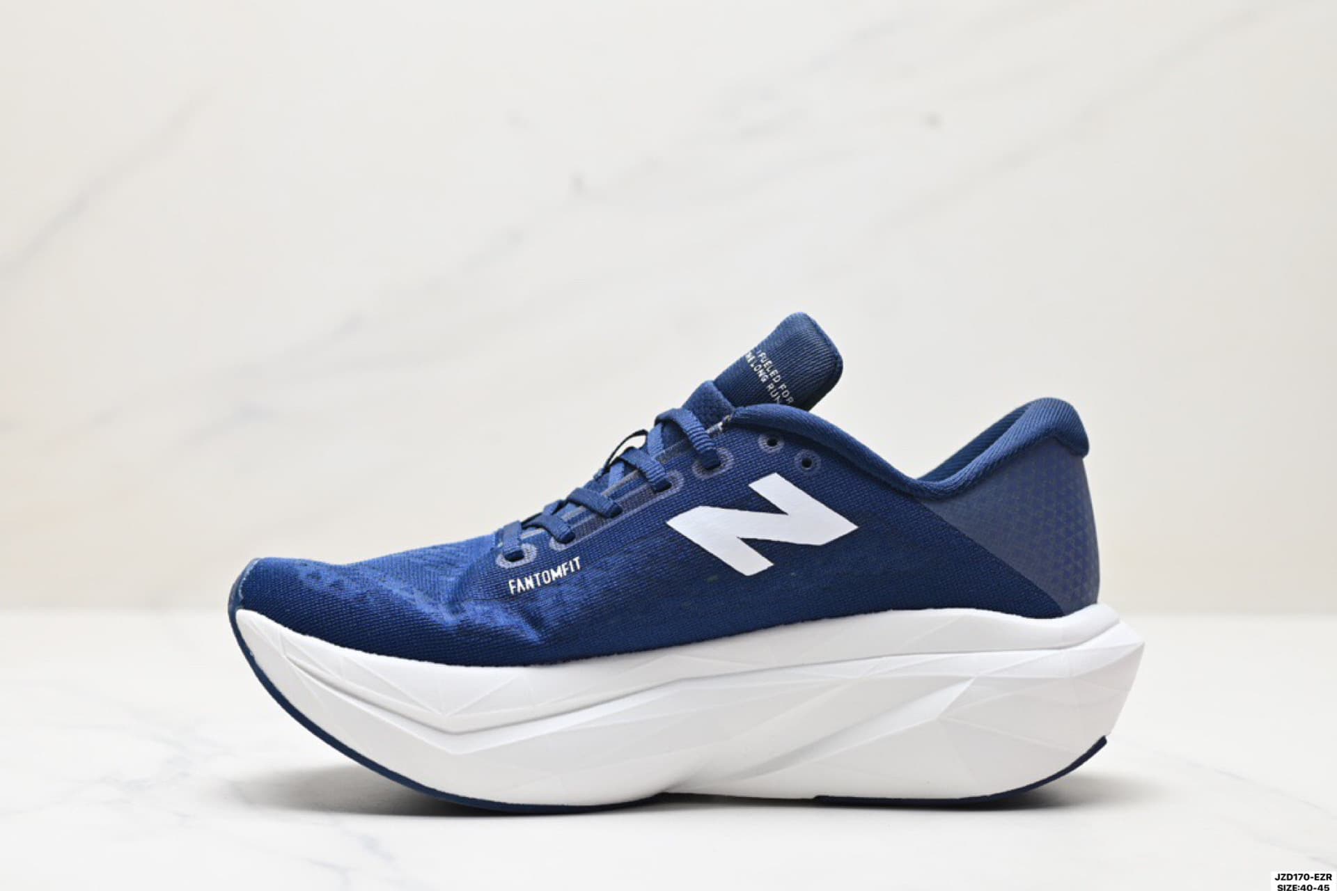 Blue Upper & White Sole New Balance FuelCell Running Shoes MFCXLK3 image 3