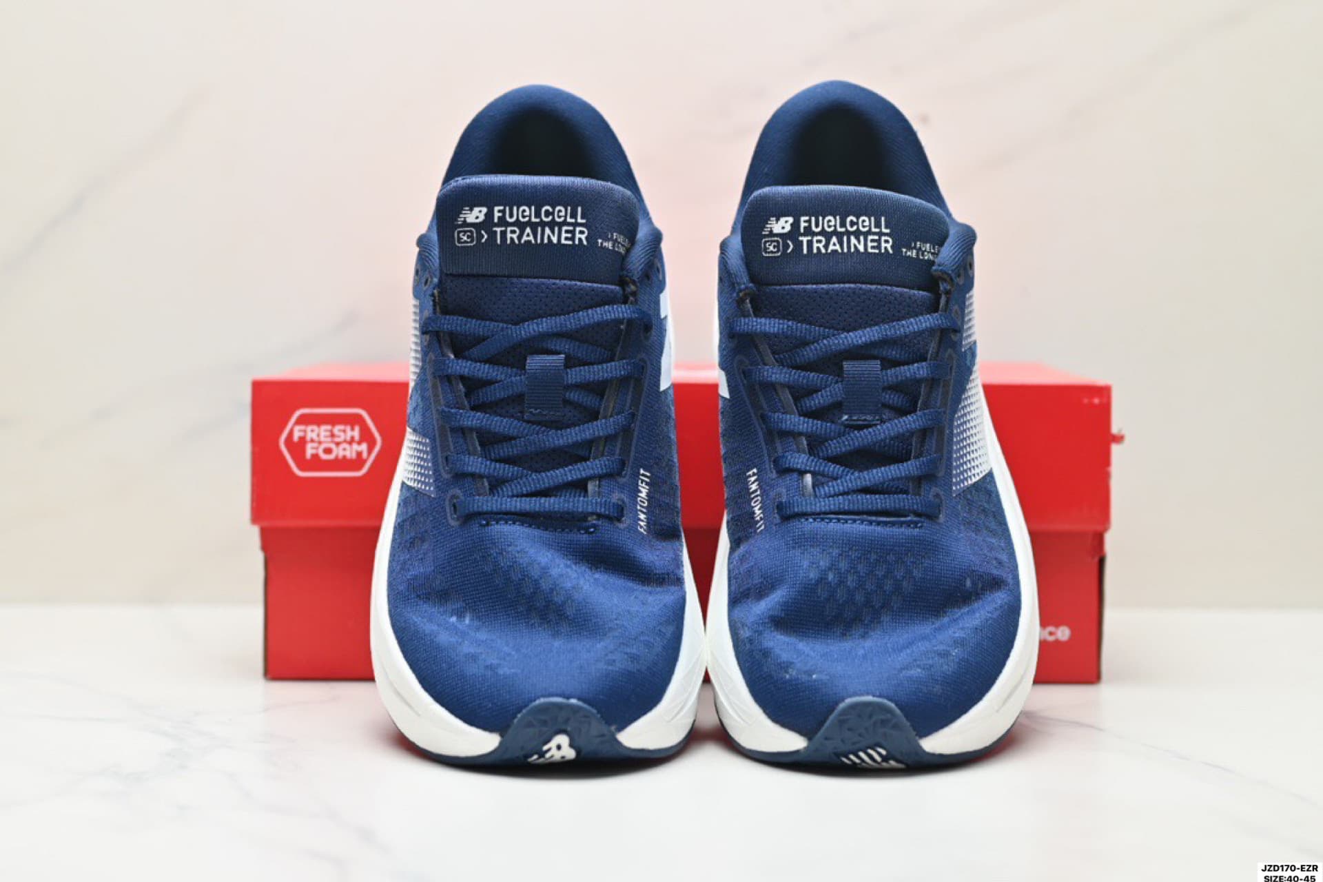 Blue Upper & White Sole New Balance FuelCell Running Shoes MFCXLK3 image 7