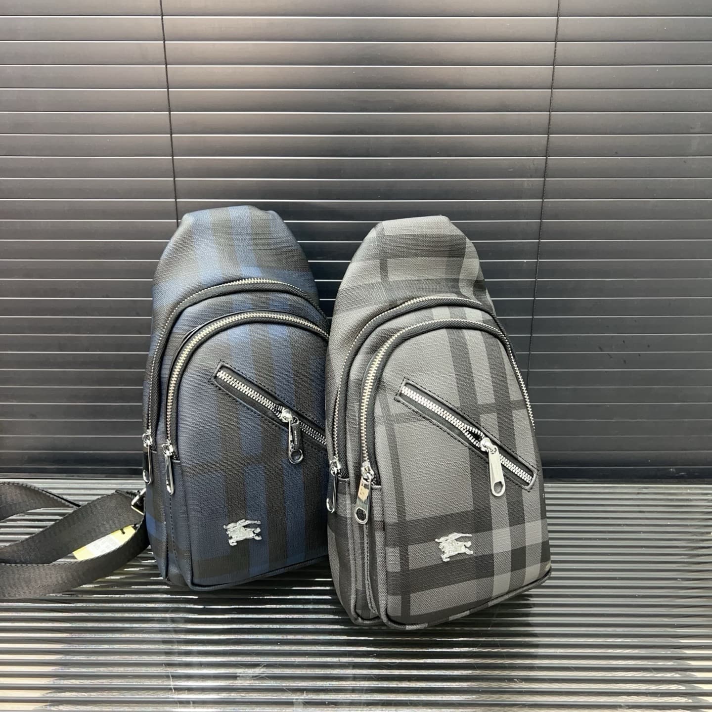 Burberry Canvas Check Fanny Pack – Crossbody Shoulder Bag 28x16cm