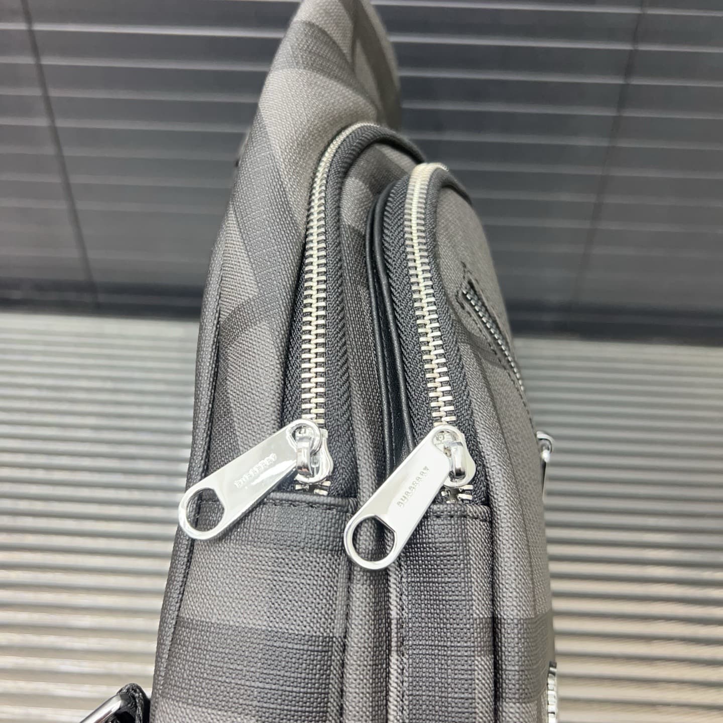 Burberry Canvas Check Fanny Pack – Crossbody Shoulder Bag 28x16cm image 6