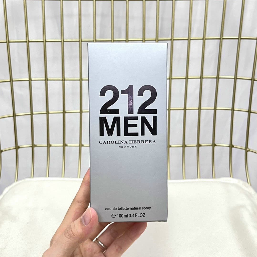 Carolina Herrera 212 Men EDT 100ml Grey Brown Magnet Rep Perfume