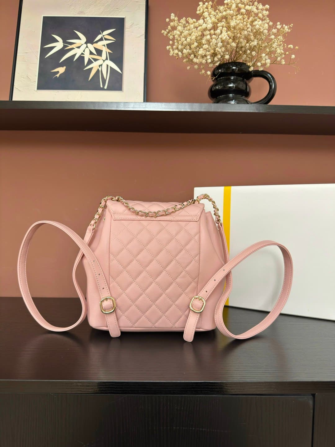 Chanel 21P Duma Backpack Pink Lambskin Rep Bag AS3618 image 2