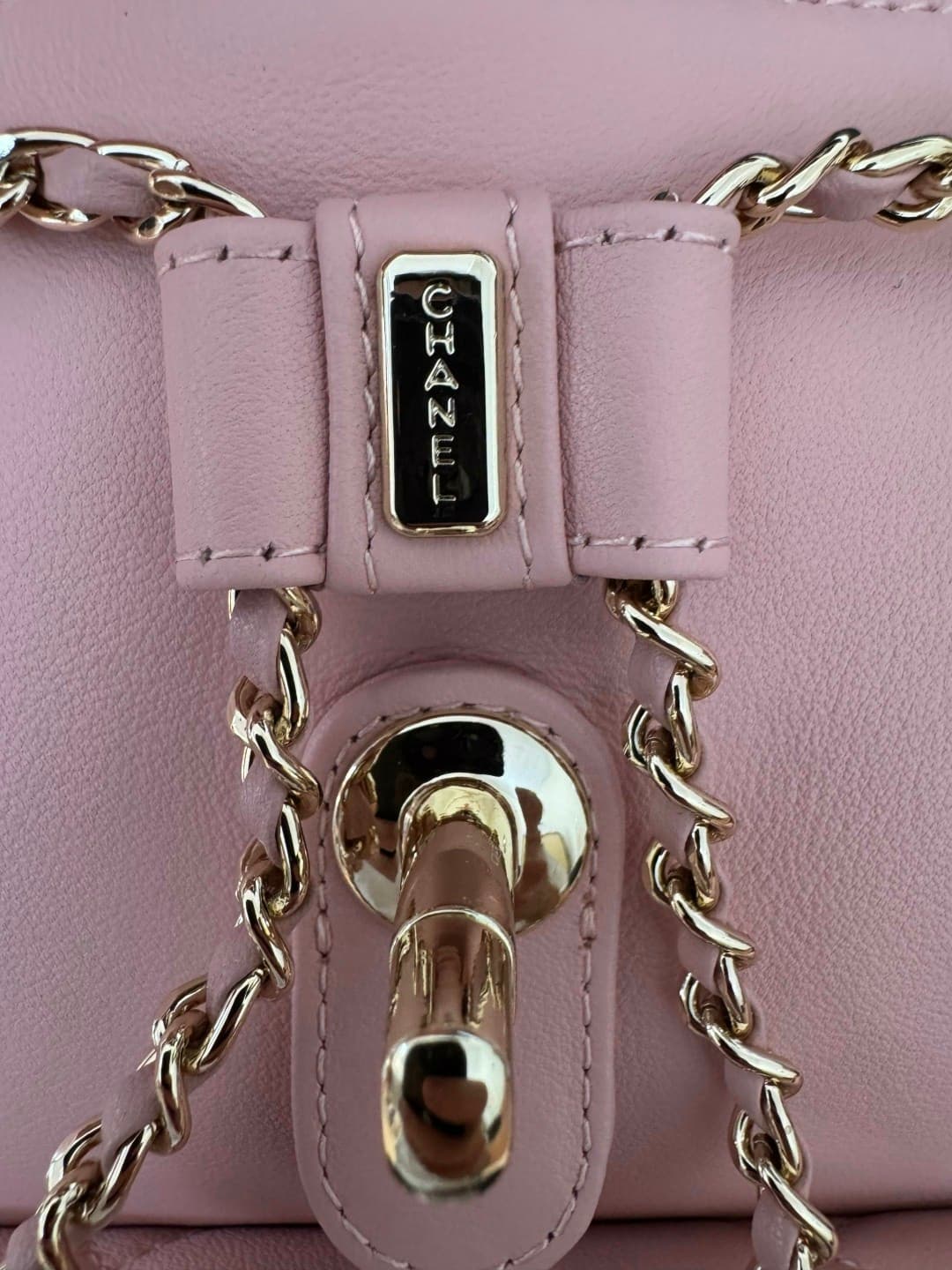 Chanel 21P Duma Backpack Pink Lambskin Rep Bag AS3618 image 6