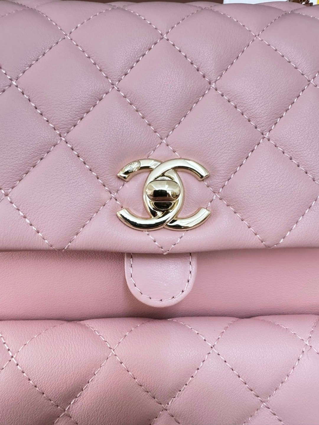 Chanel 21P Duma Backpack Pink Lambskin Rep Bag AS3618 image 8