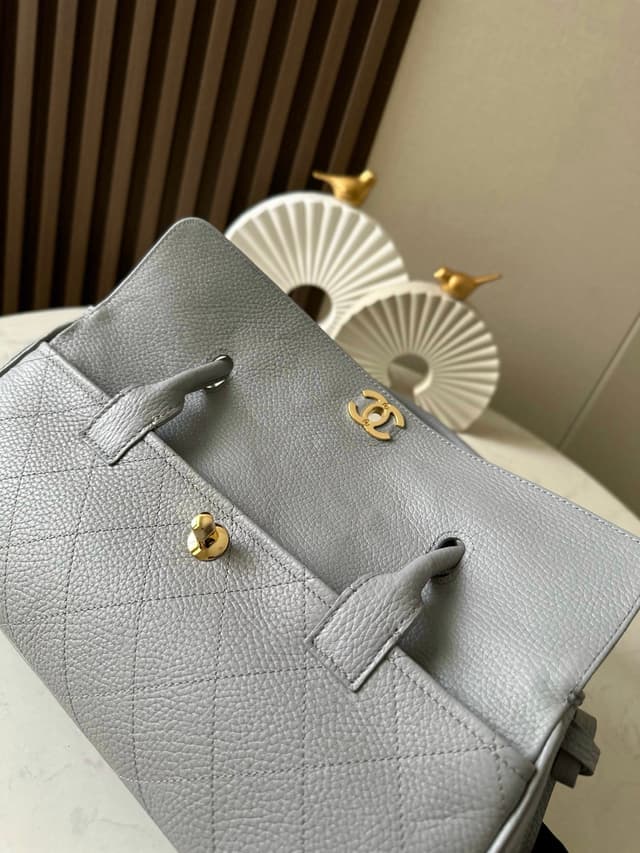 Chanel 26S Bowling Bag Rep Bag Yupoo Grey 31cm image 5