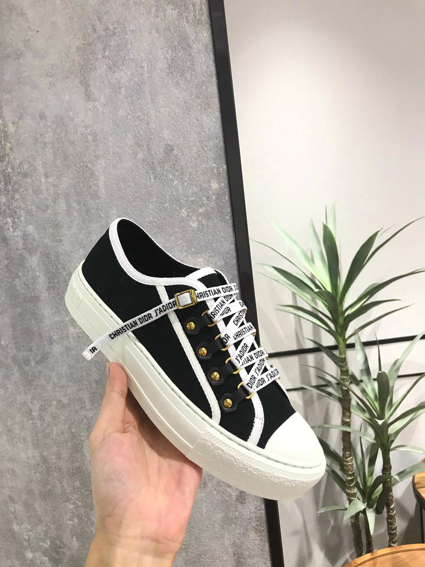 Christian Dior Walk’n Sneaker – Black Canvas | Yupoo Album image 2