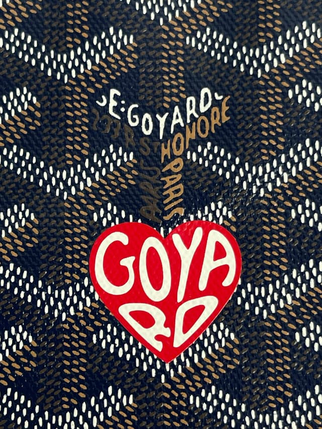 Goyardine Navy Hand-Painted Tote Bag · PA Factory | Yupoo Rep Bags image 3