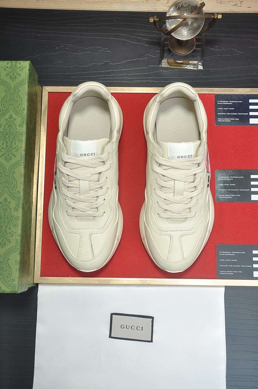 Gucci Dad Sneakers Couples Shoes Dupes creamy white 1921 image 2