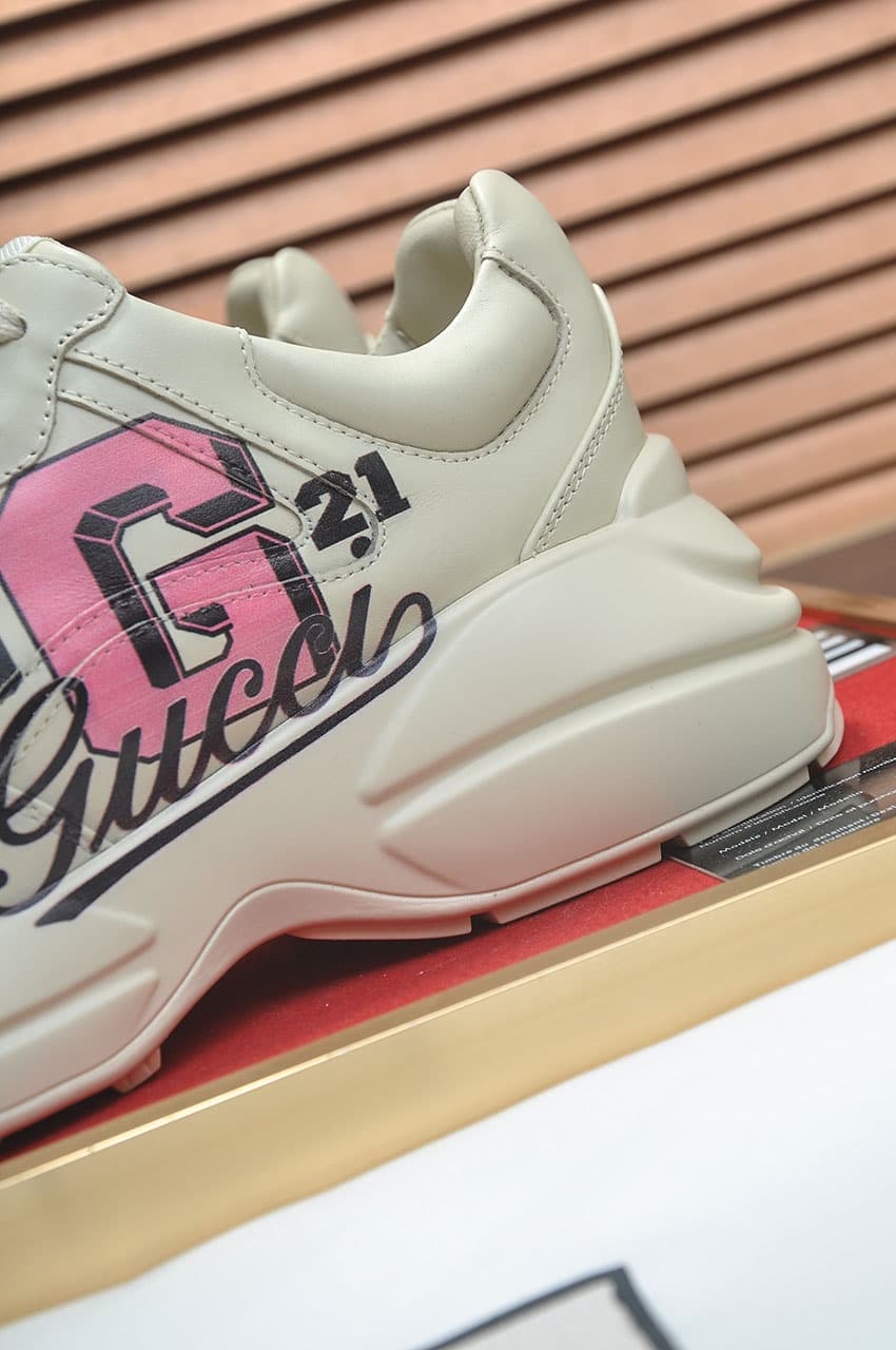 Gucci Dad Sneakers Couples Shoes Dupes creamy white 1921 image 9