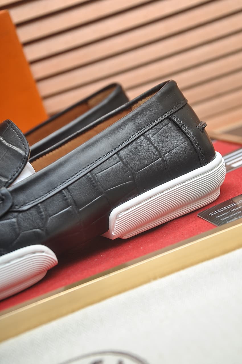 Hermes Men's Dress Shoes Dupes Black image 9