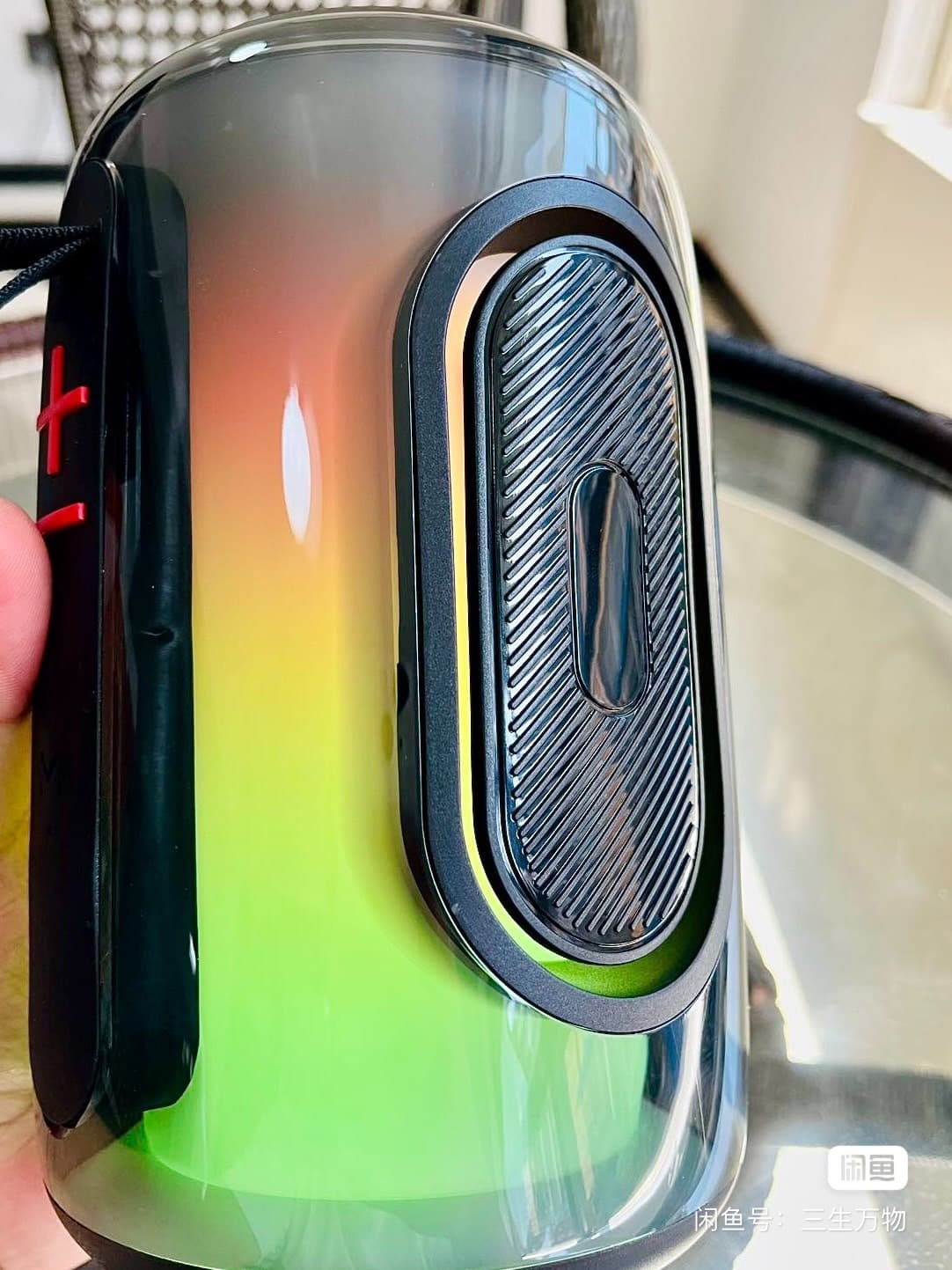 JBL Pulse8 Bluetooth Speaker - 360° Transparent, Light Sync & TWS image 3