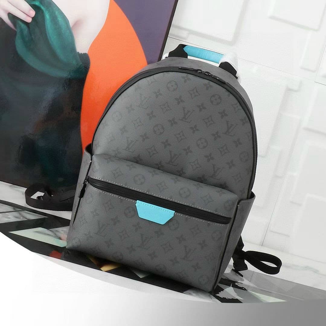 LV Discovery Backpack Silver Grey Rep Bag DJY