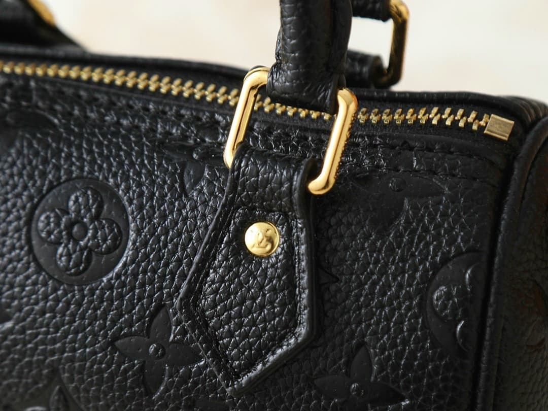 LV Nano Speedy Black Monogram Empreinte Rep Bag image 5
