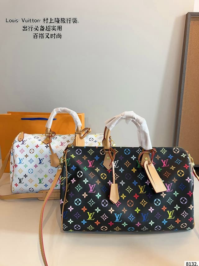 Louis Vuitton × Takashi Murakami Keepall Bandoulière Travel Bag | Yupoo Rep Bags image 5