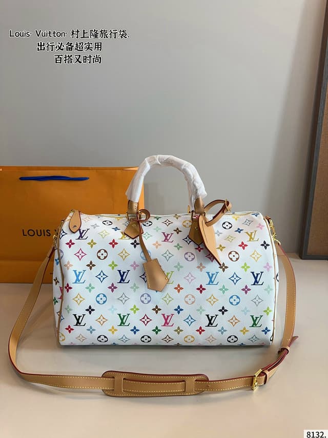 Louis Vuitton × Takashi Murakami Keepall Bandoulière Travel Bag | Yupoo Rep Bags image 6