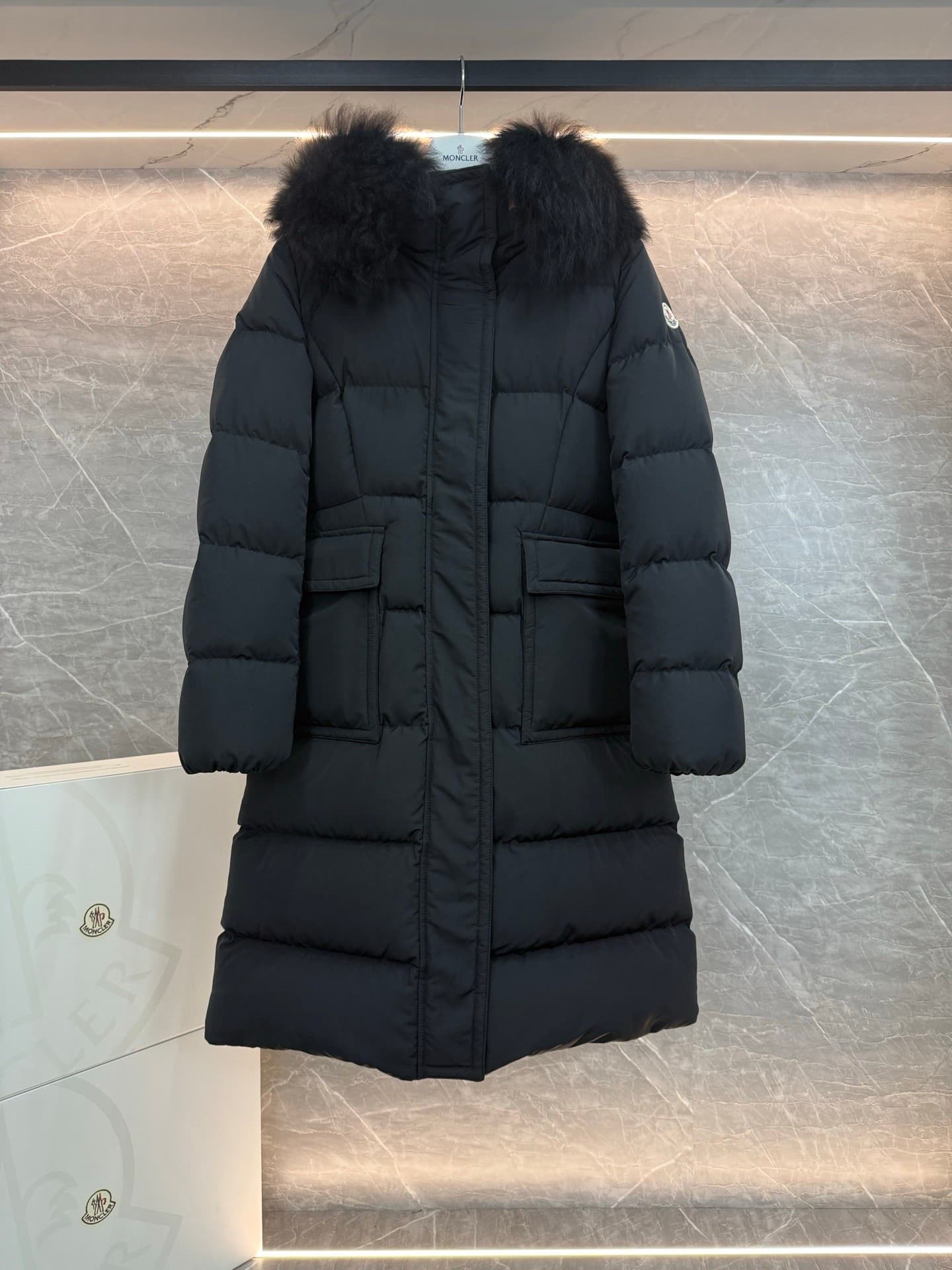 Moncler Long Rep Coat | Women's Hooded Parka