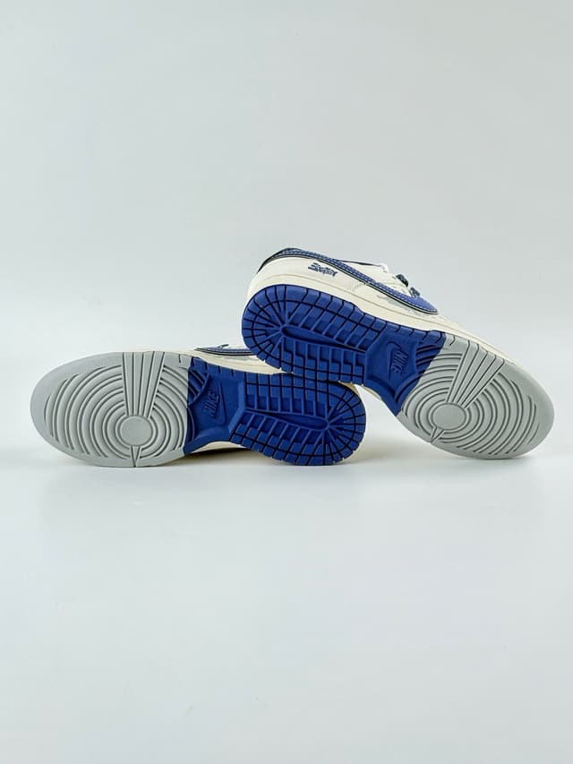 Nike Dupes SB Dunk Low x Stussy white grey blue XS6089 | Yupoo Rep Sneakers image 6