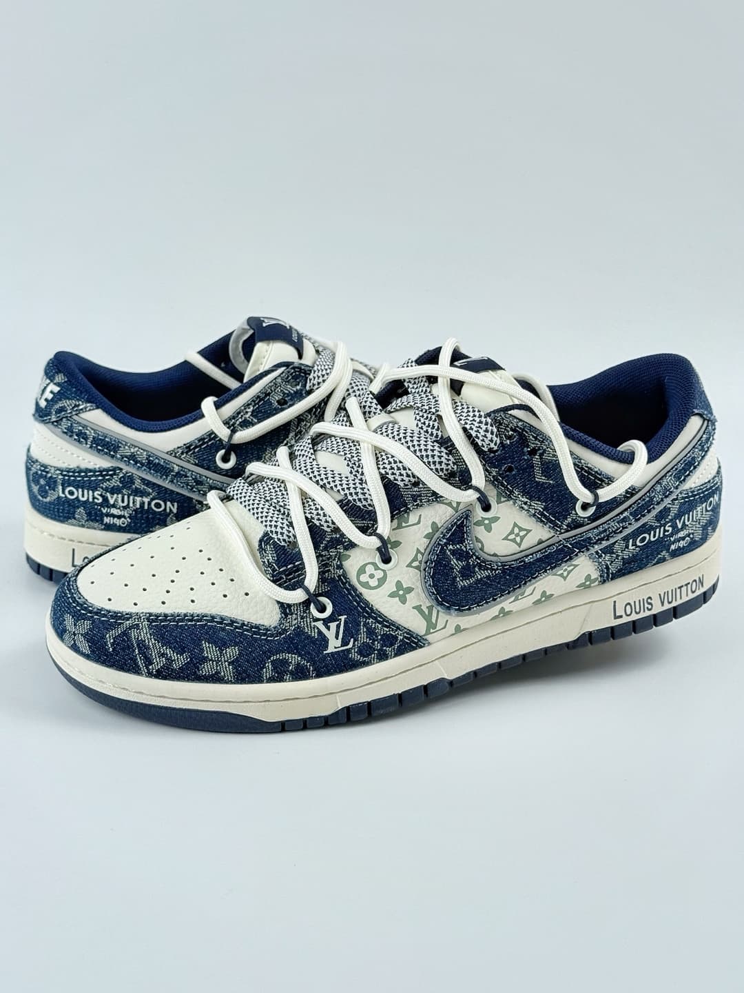 Nike SB Dunk Dupes LV Blue White YX5066 321XK image 1