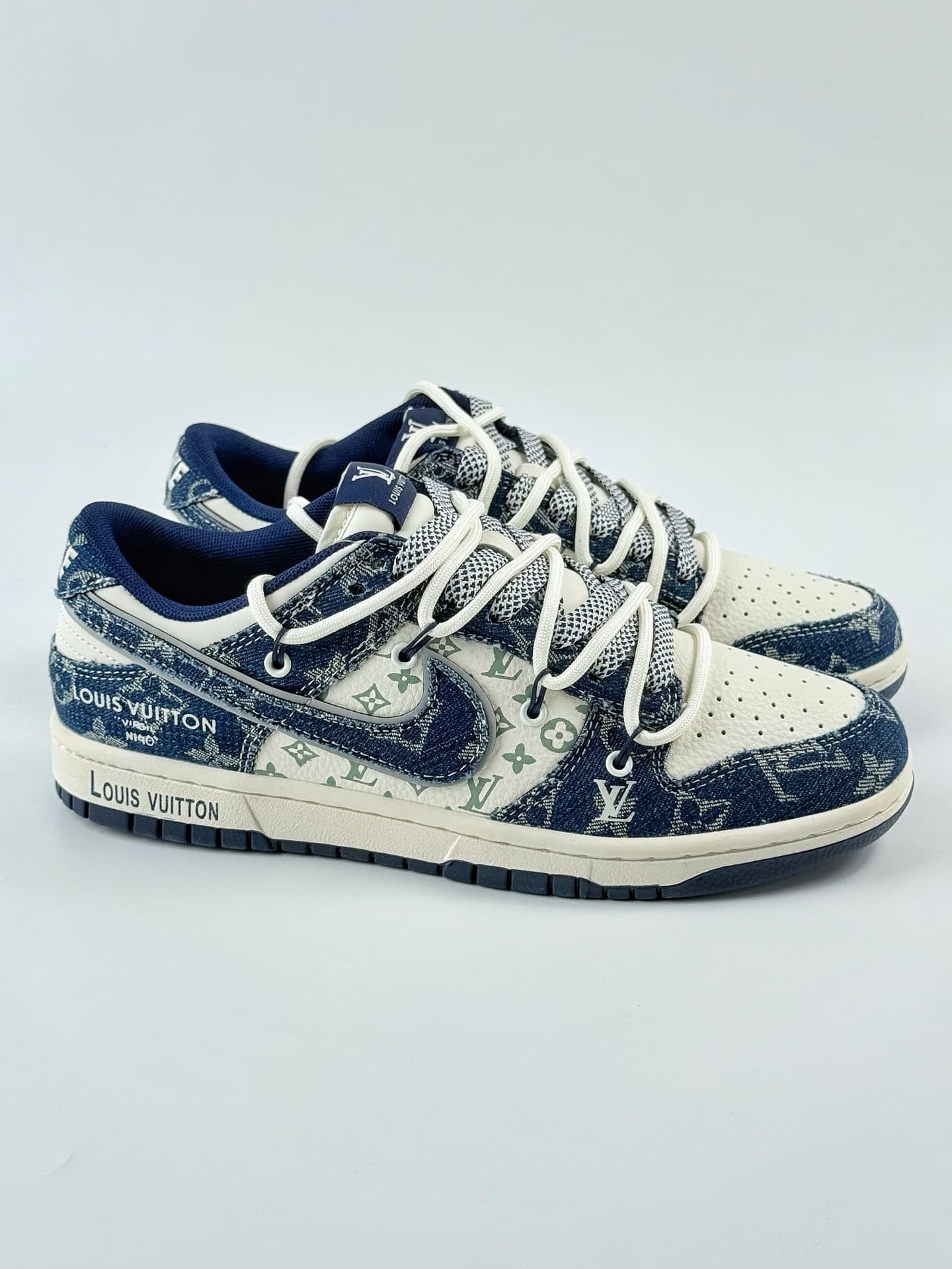 Nike SB Dunk Dupes LV Blue White YX5066 321XK image 4