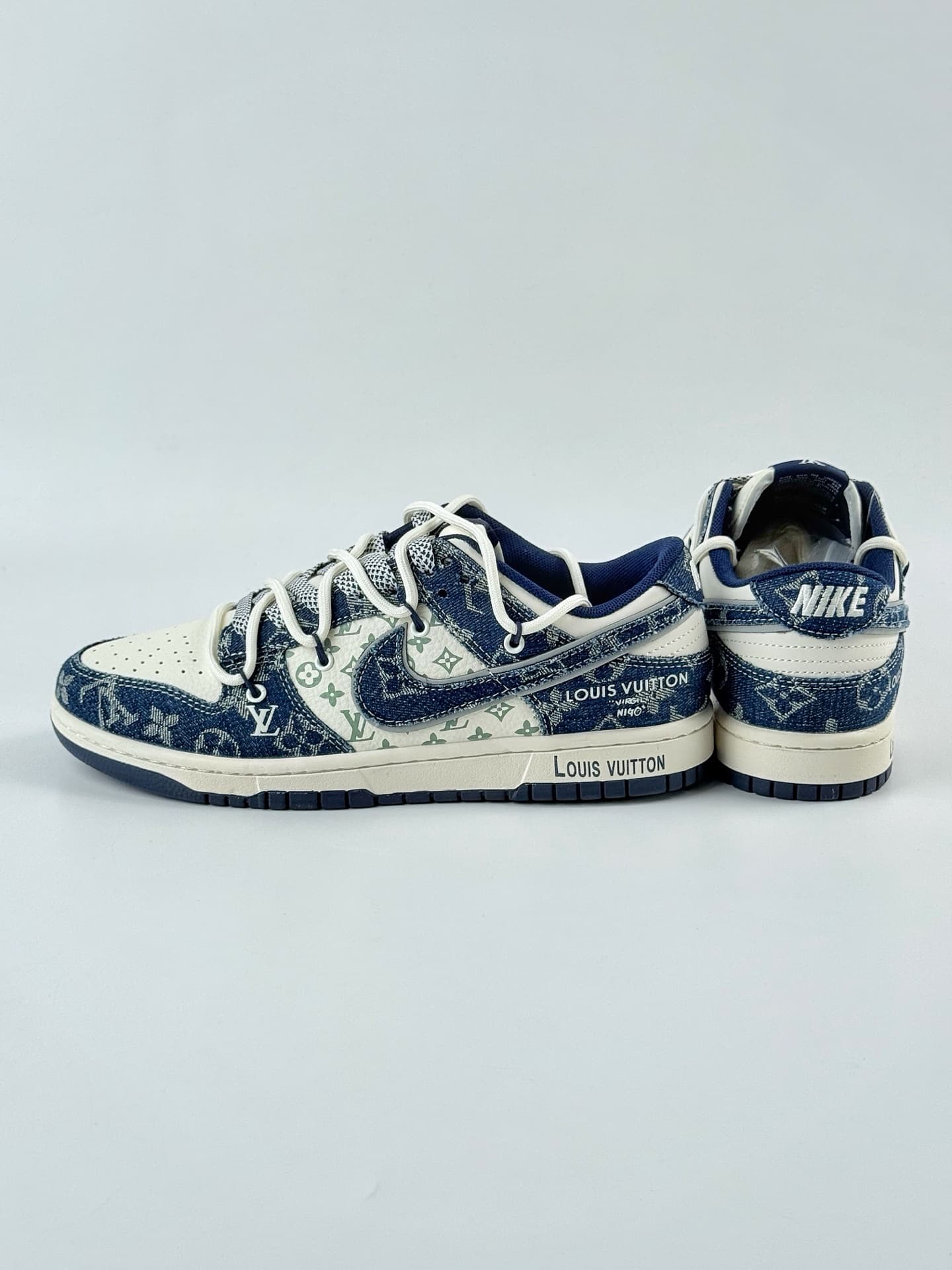 Nike SB Dunk Dupes LV Blue White YX5066 321XK image 5