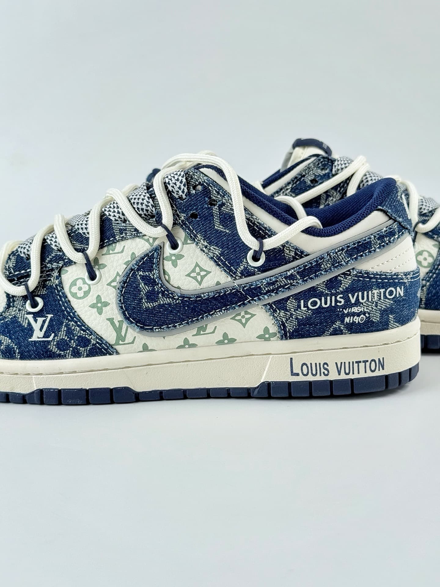 Nike SB Dunk Dupes LV Blue White YX5066 321XK image 9