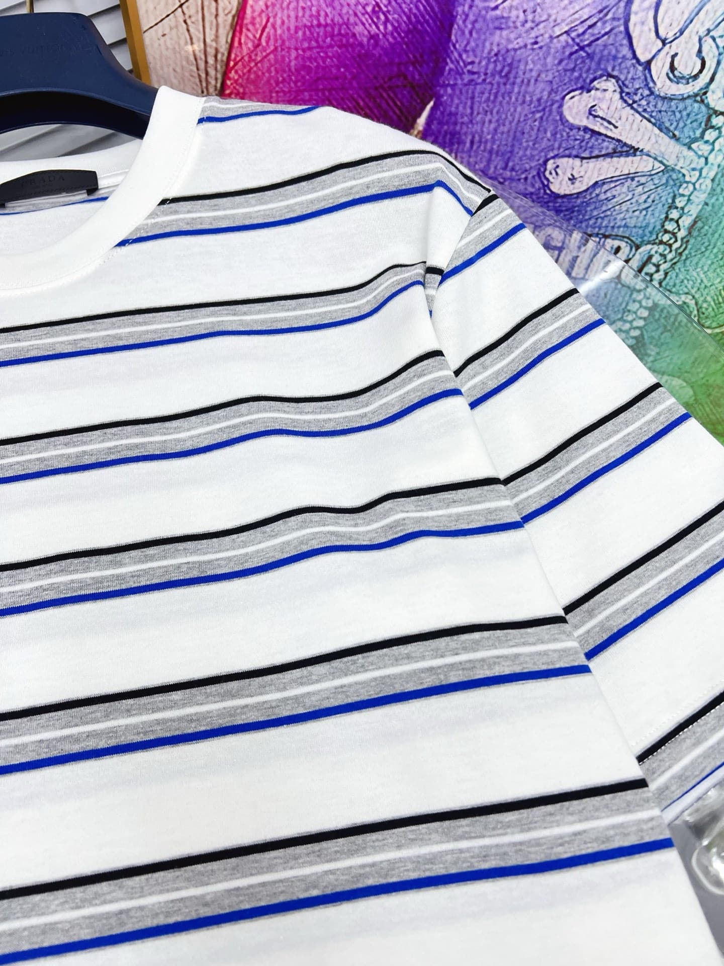 PRADA 2025SS New Printed Short-Sleeved Yupoo Prada T-Shirt image 8