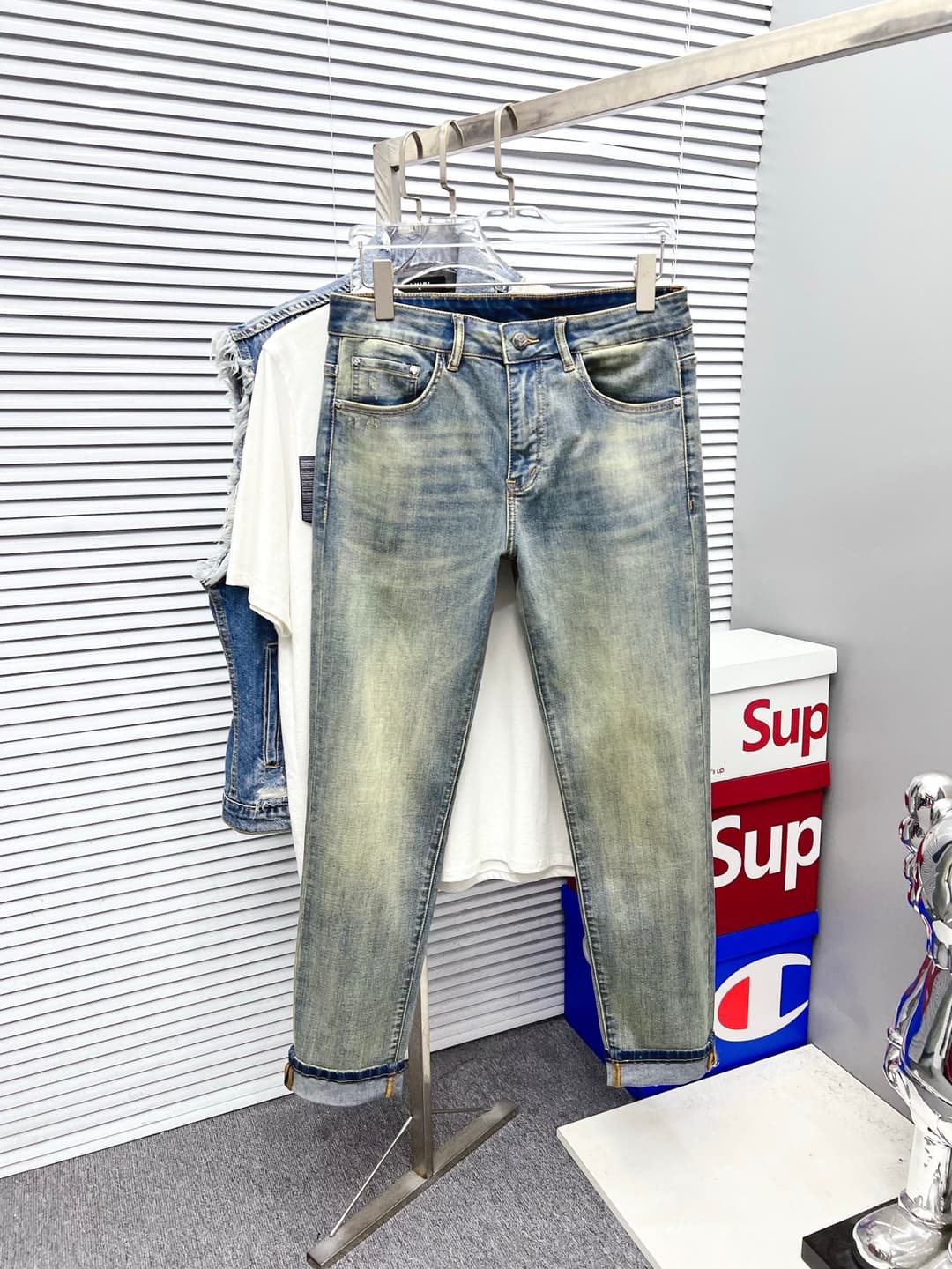 PRADA Men's Denim Shorts Yupoo Prada Shorts image 1