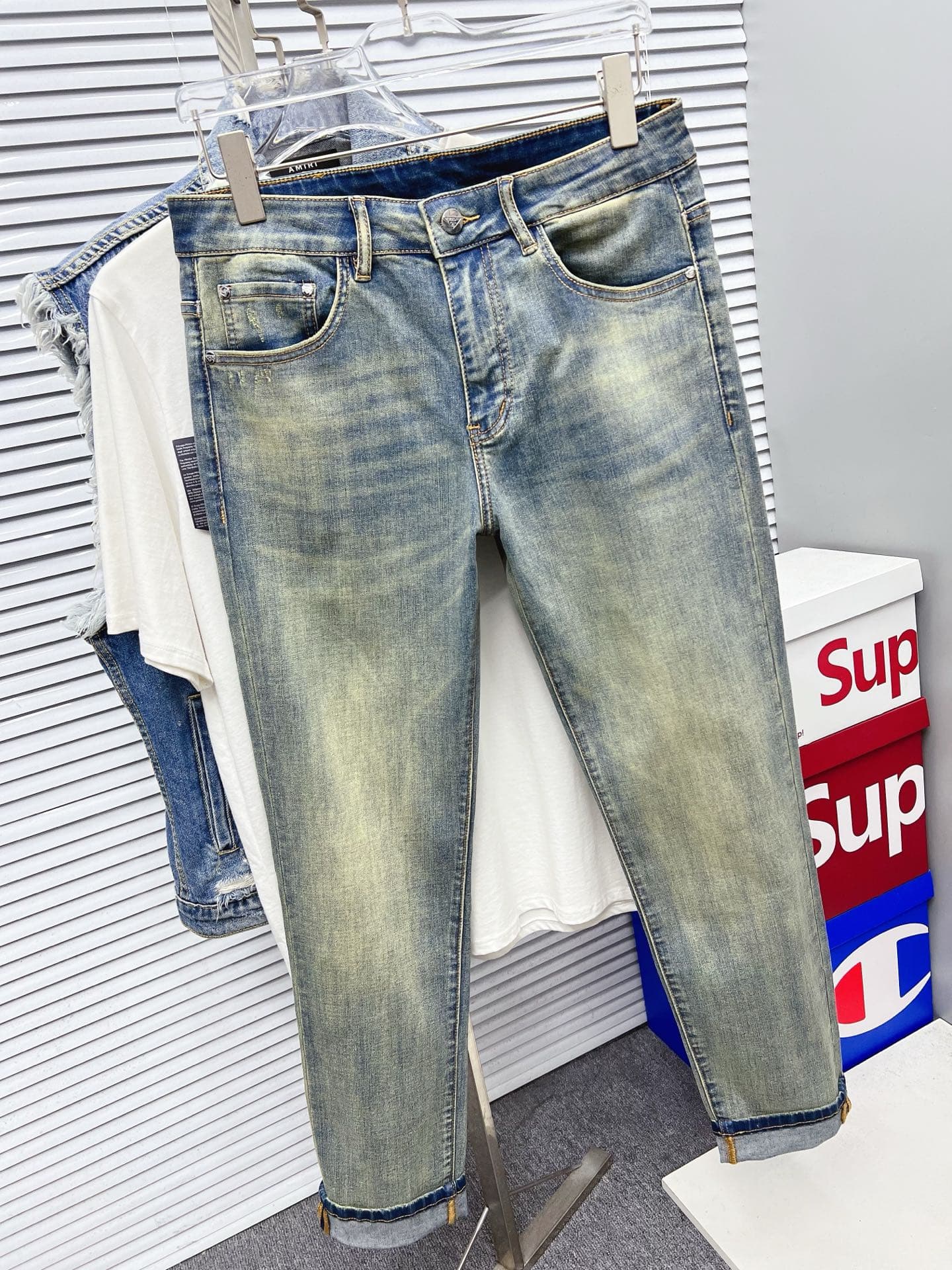 PRADA Men's Denim Shorts Yupoo Prada Shorts image 2