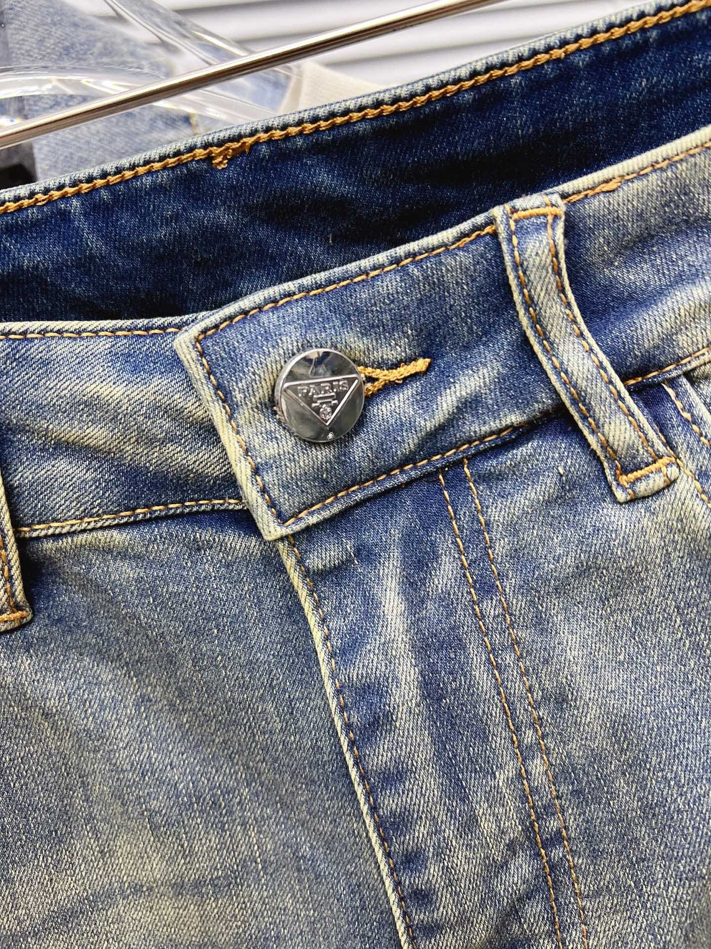 PRADA Men's Denim Shorts Yupoo Prada Shorts image 3