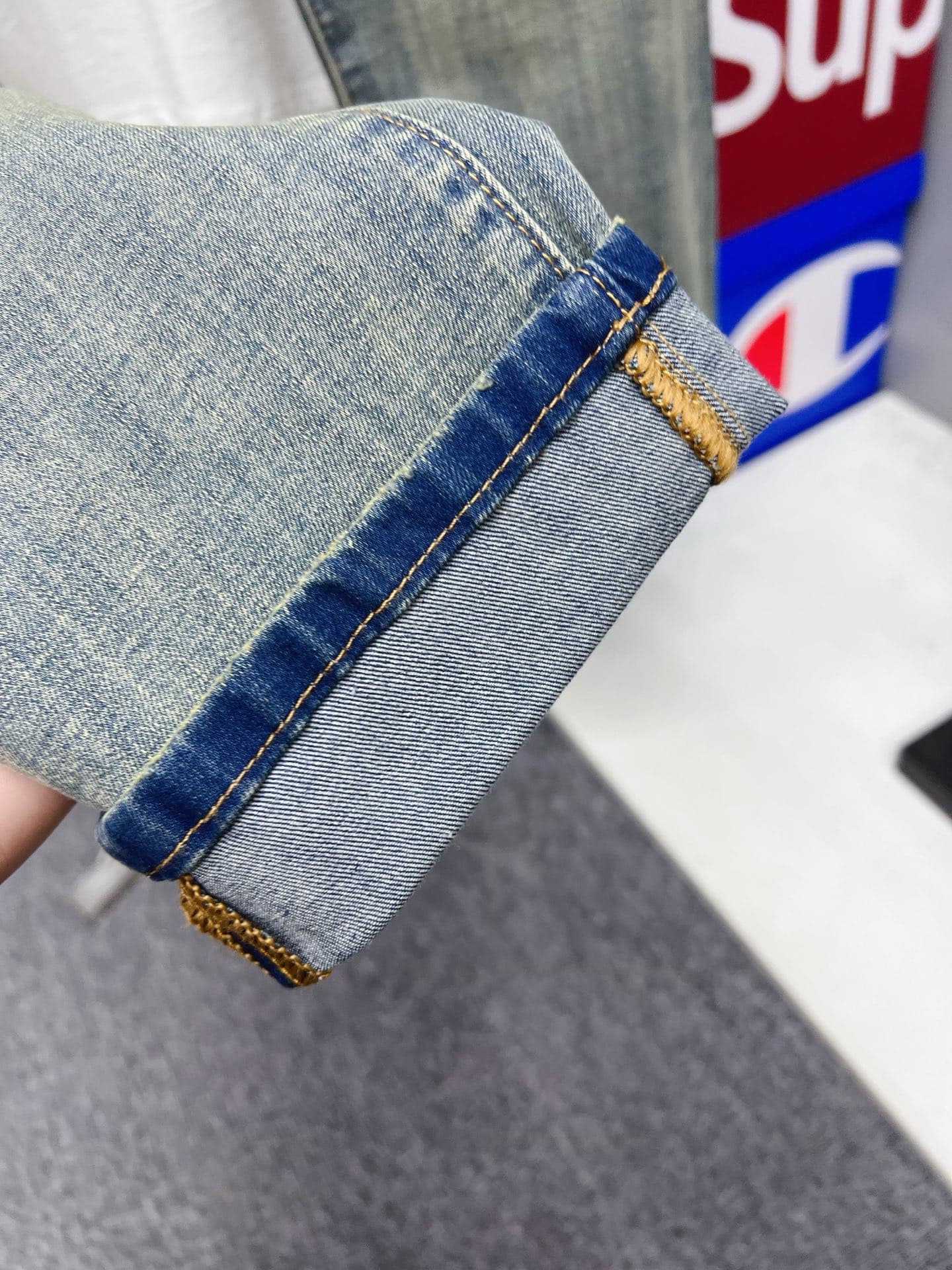 PRADA Men's Denim Shorts Yupoo Prada Shorts image 5