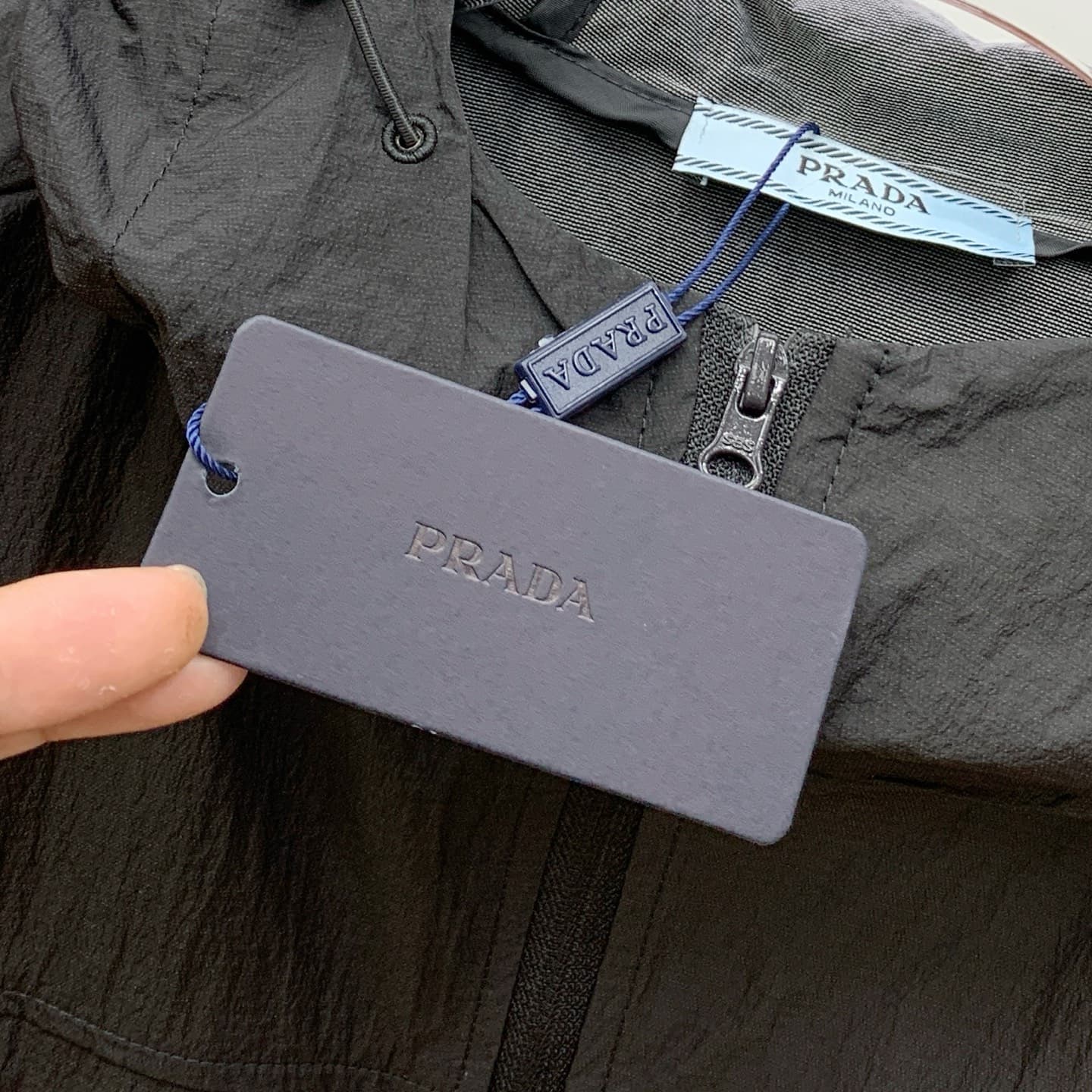 PRADA Men's Sun Protection Jacket Yupoo Prada Coat Black image 6