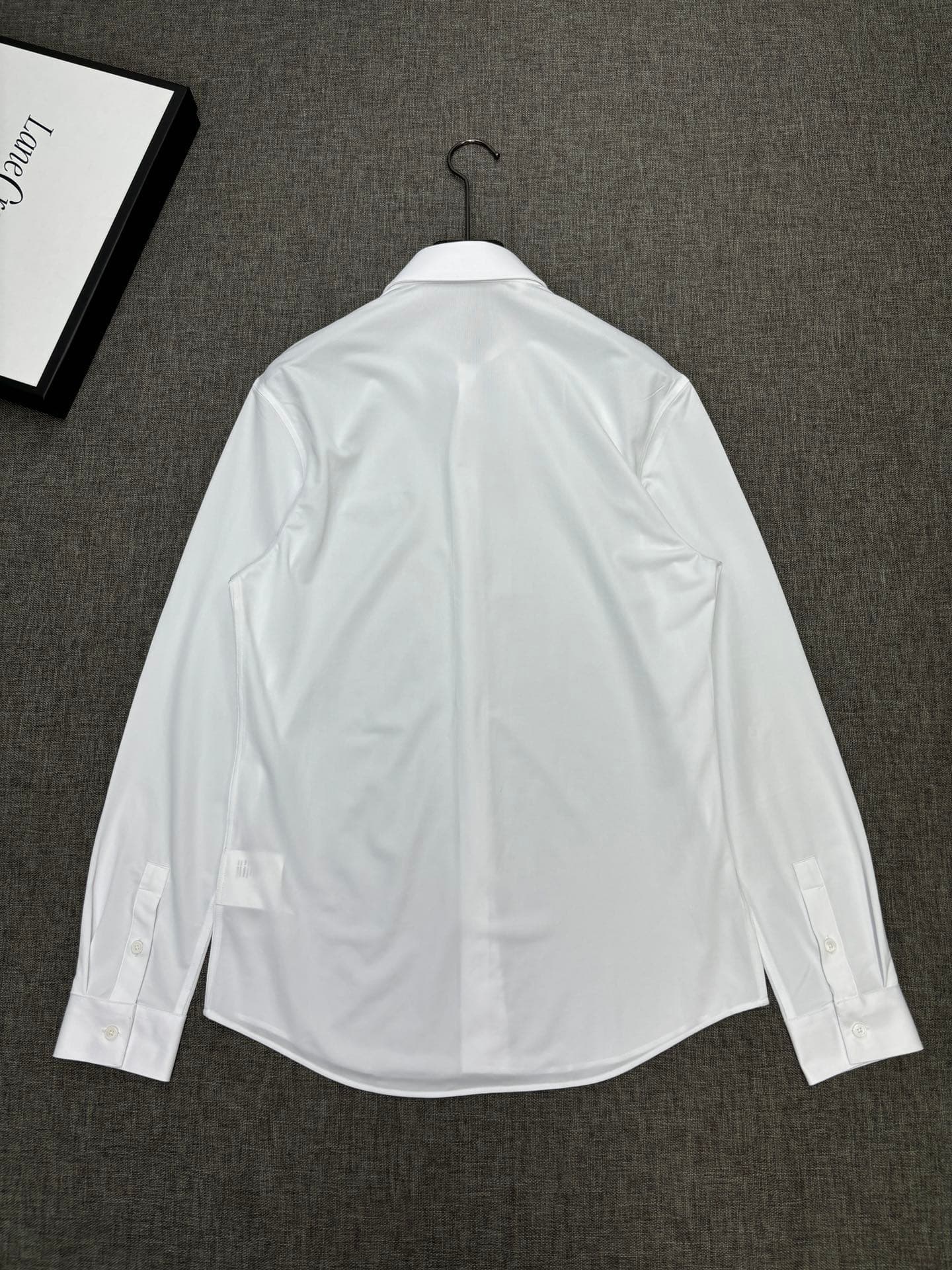 PRADA men's long-sleeved shirt Yupoo Prada Shirts White image 4