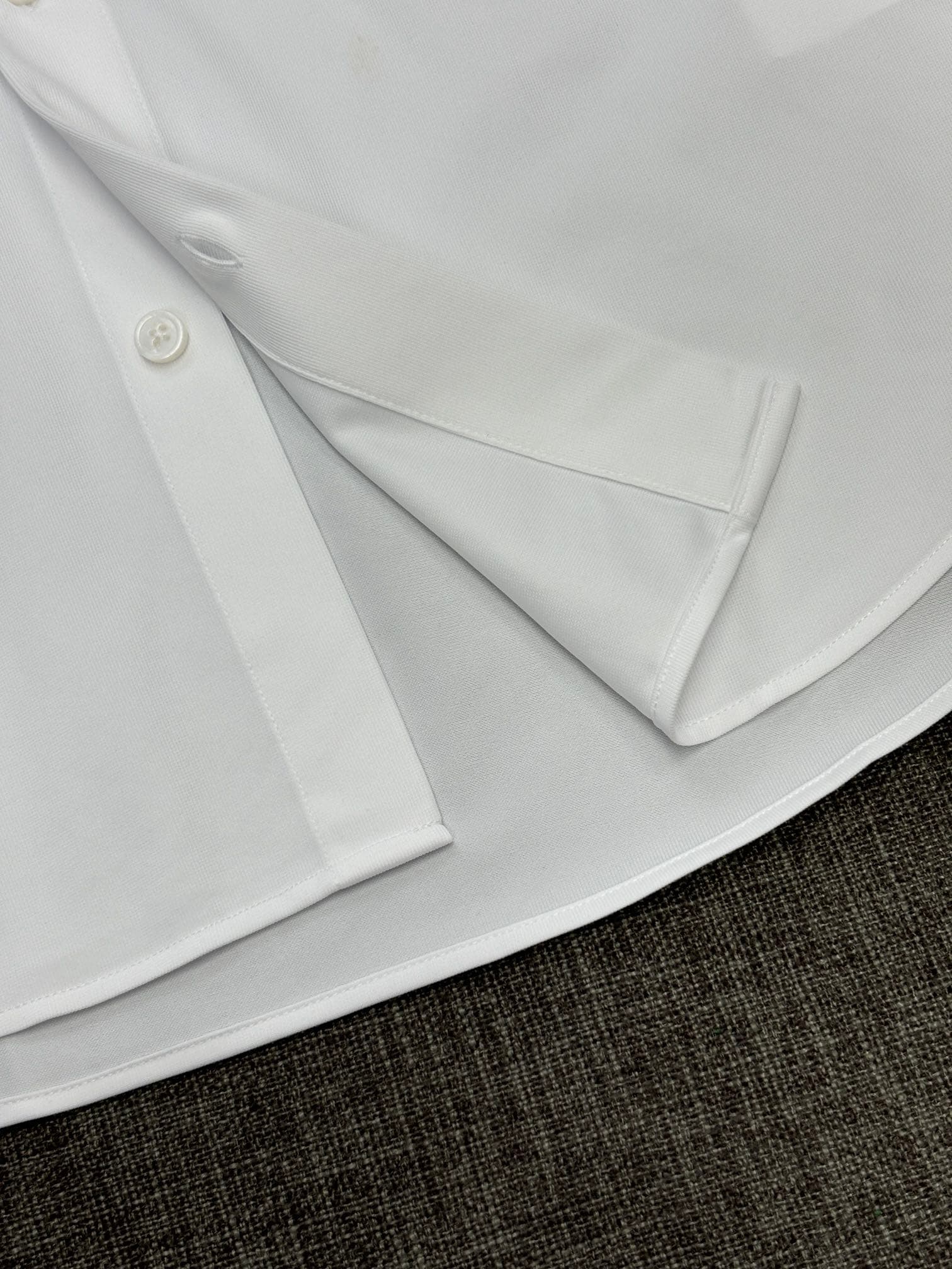 PRADA men's long-sleeved shirt Yupoo Prada Shirts White image 15