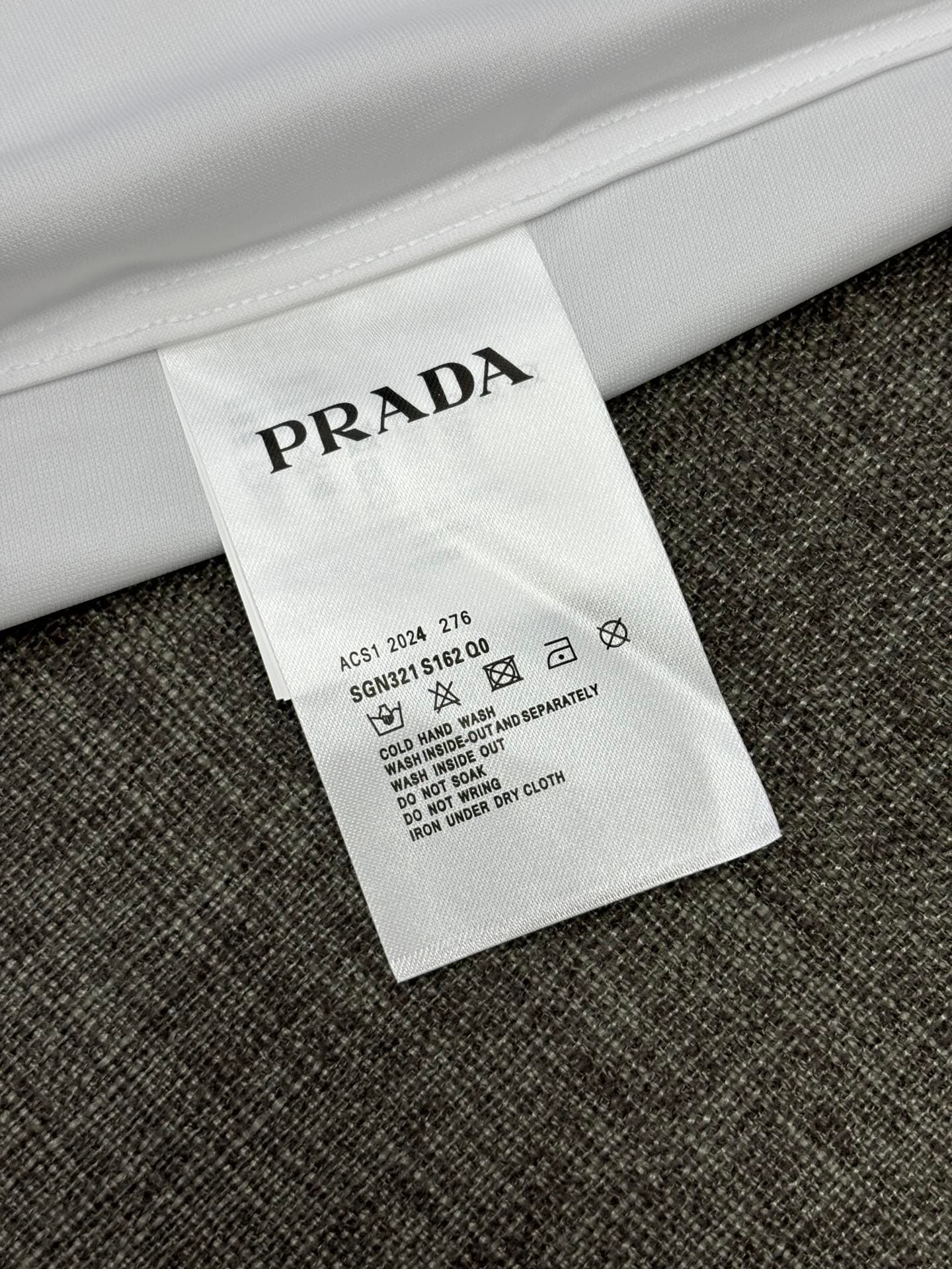 PRADA men's long-sleeved shirt Yupoo Prada Shirts White image 18