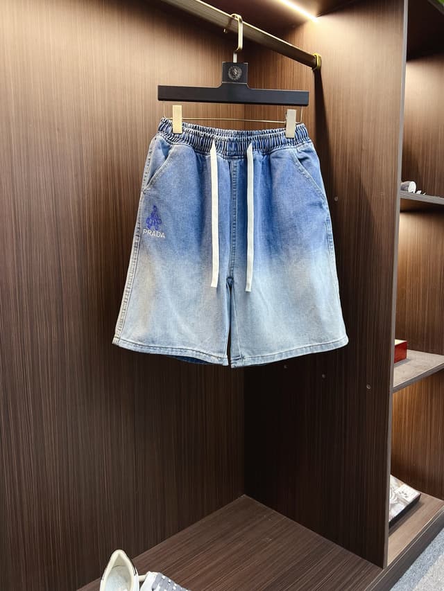 PRADA new style denim shorts Yupoo Prada shorts | Rep Clothing image 2